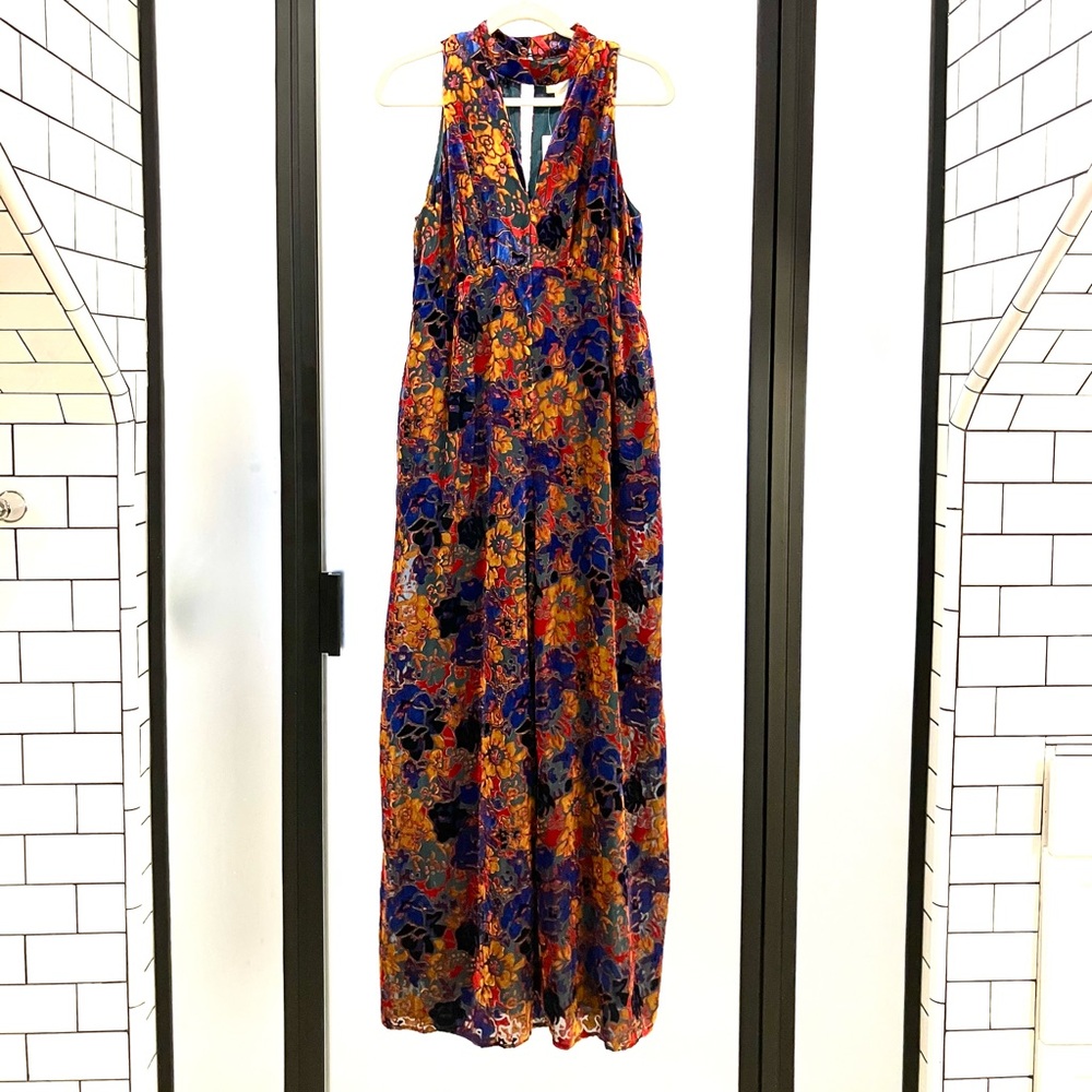 Anthropology Maeve Velvet Jumpsuit-Size 14 NEVER WORN